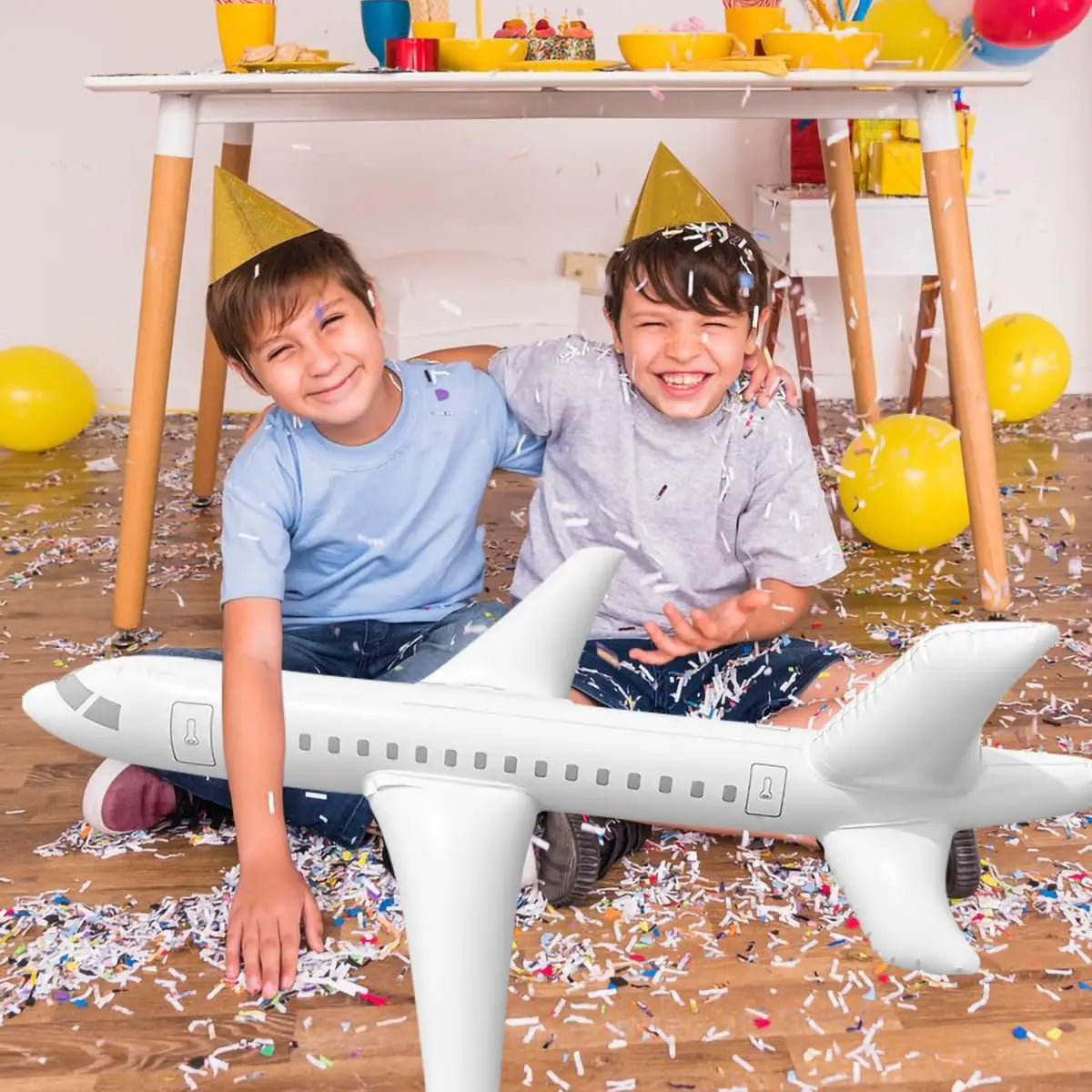 Large Inflatable Airplane Balloons for Kids Birthday Party Decoration Indoor and Outdoor Swimming Airplane