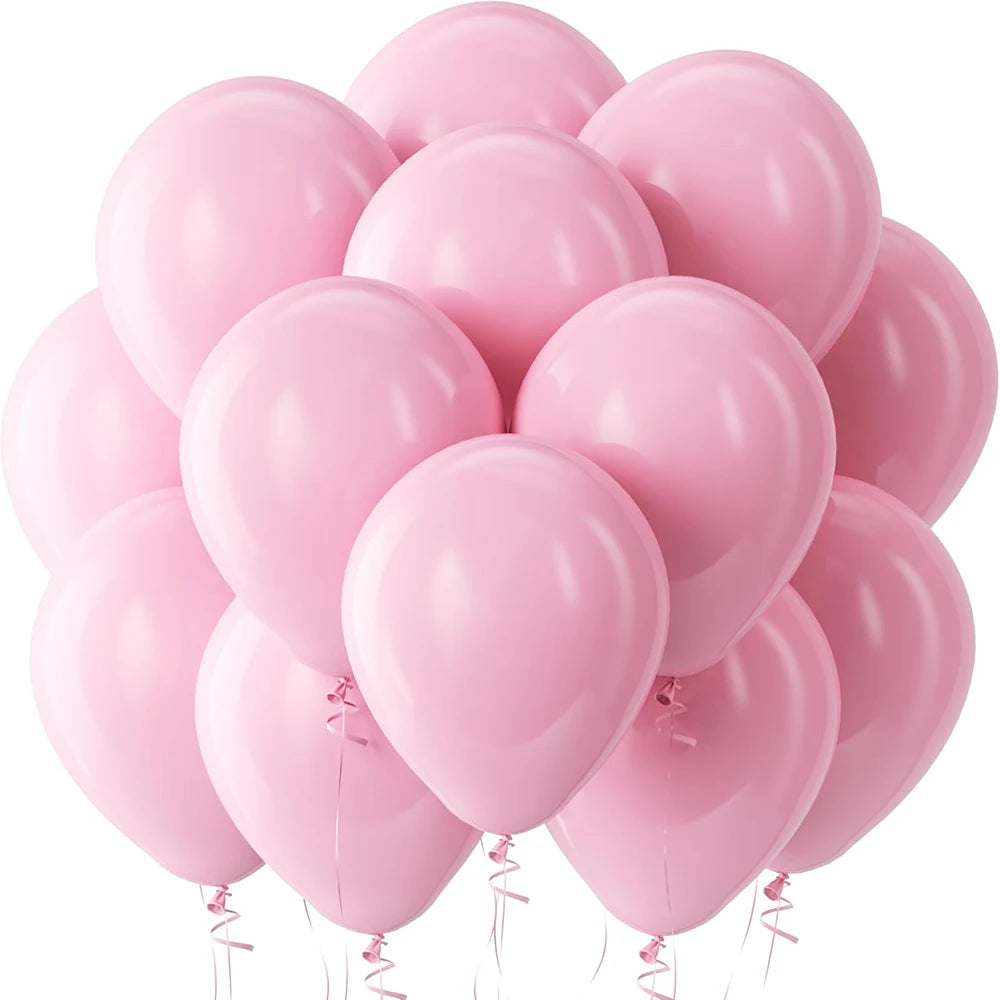 20Pcs 5/10/12inch Pastel Pink Balloons White Sand Blue Balloon Baby Shower Birthday Party Wedding Graduation Decorations Globos