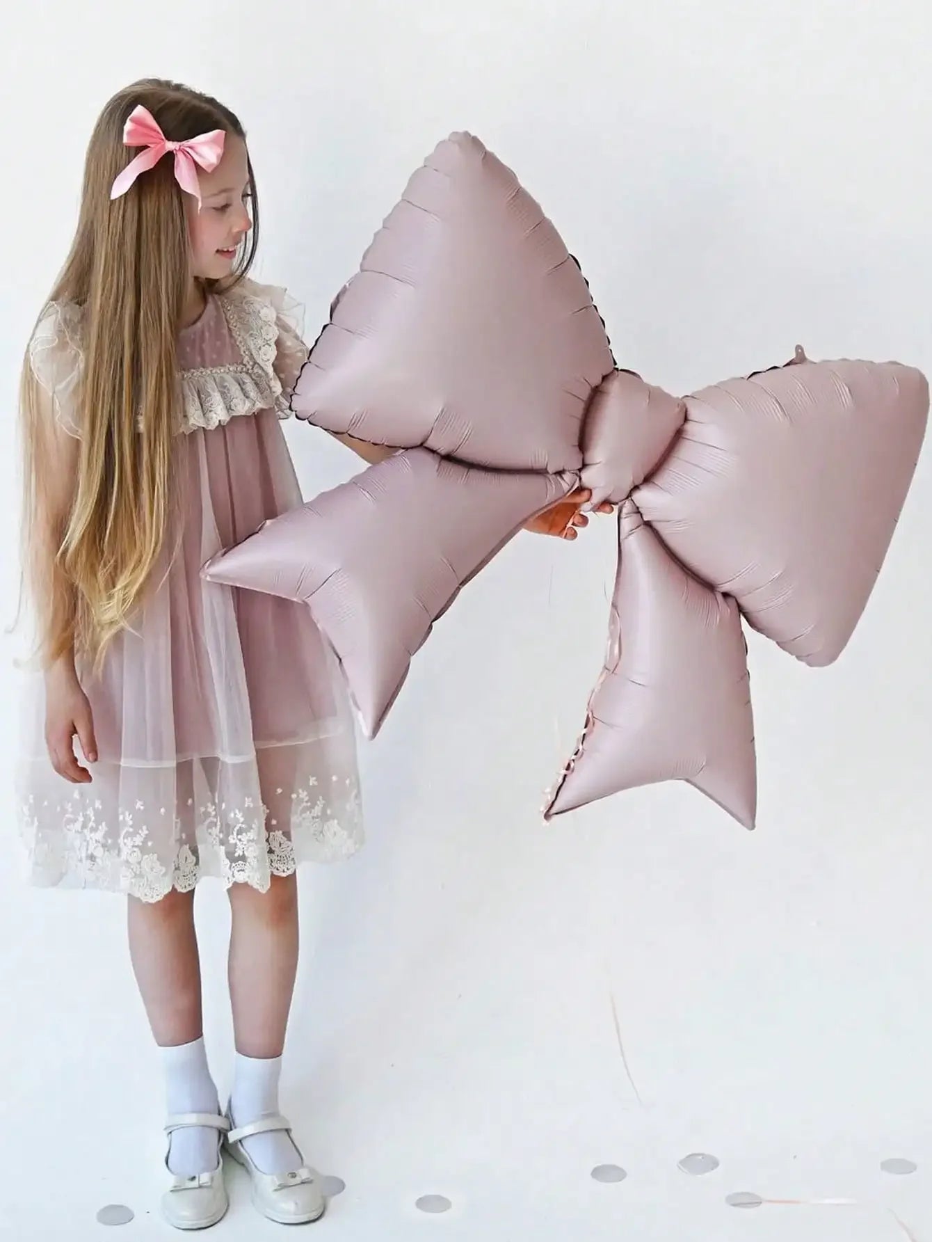 12pcs Large Decorative Balloons with Pink Bows Suitable for Wedding Decoration Birthdays and Pink Themed Parties Decor Supplies