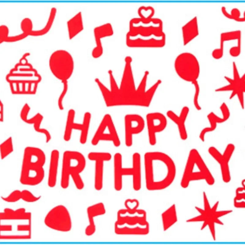 Transparent balloons stickers for birthday party decoration,large 21x29cm,36inch bubble balloons, balloons