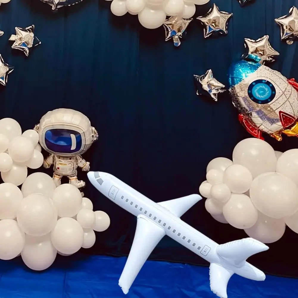 Large Inflatable Airplane Balloons for Kids Birthday Party Decoration Indoor and Outdoor Swimming Airplane