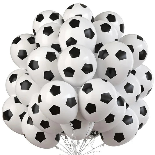 12/20 Pcs 12-Inch Football Balloons - Latex Decor for Birthday Parties, Football Park/Game Events - Sports Theme Balloons for Ea