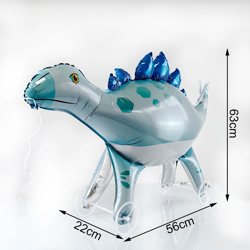 Walking Inflatable Lion Giraffe Balloons Panda Elephant Tiger Safari Animal Balloon Kids Jungle Animal Baby Shower Decorations