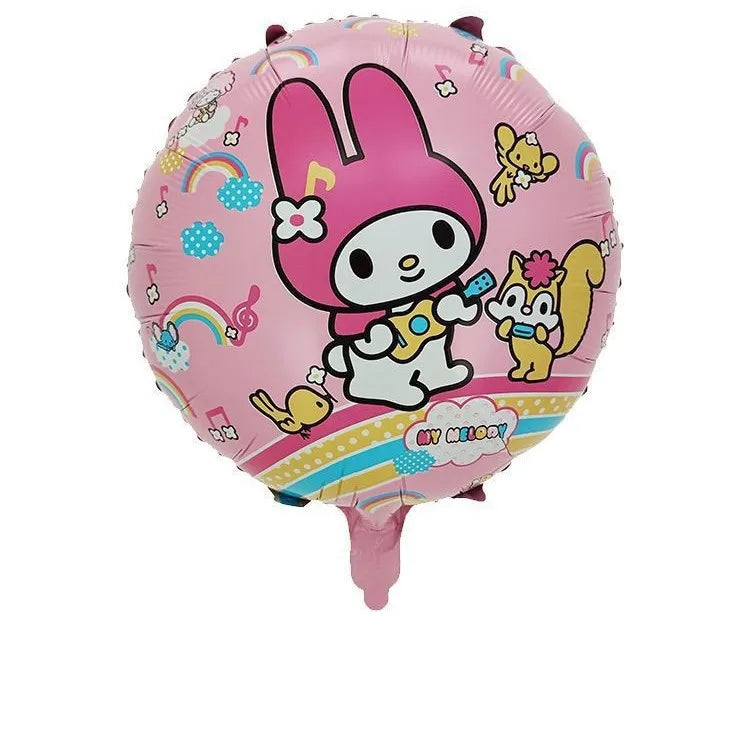 My Melody Digit 1-10 Balloons Anime Airballoon Girls Birthday Party Decoration Baby Shower Gender Reveal Accessories Kids Gift