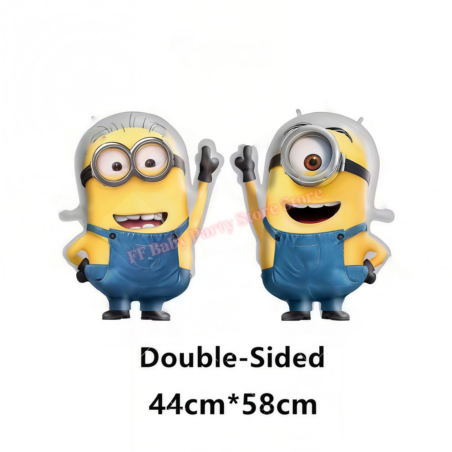 Cartoon M&Miniones Theme Balloons Birthday Decoration Yellow Banana Man Aluminum Film Ballons Baby Shower Globos Kid Party Favor