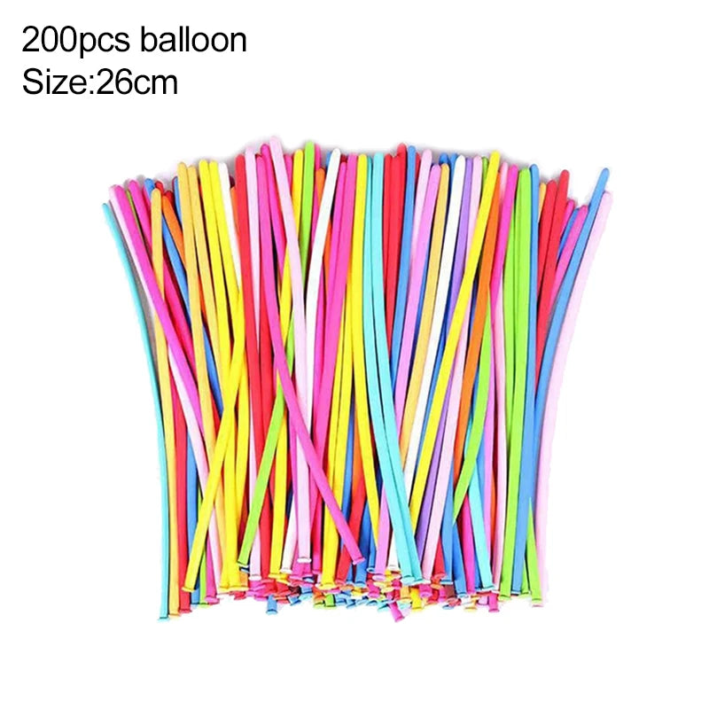 50~200pcs Magic Thickened Long Strip Balloon Twist Latex Balloons Shape Wedding Children Day Birthday Party Decorations TMZ