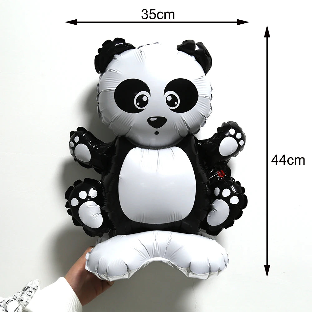 Walking Inflatable Lion Giraffe Balloons Panda Elephant Tiger Safari Animal Balloon Kids Jungle Animal Baby Shower Decorations