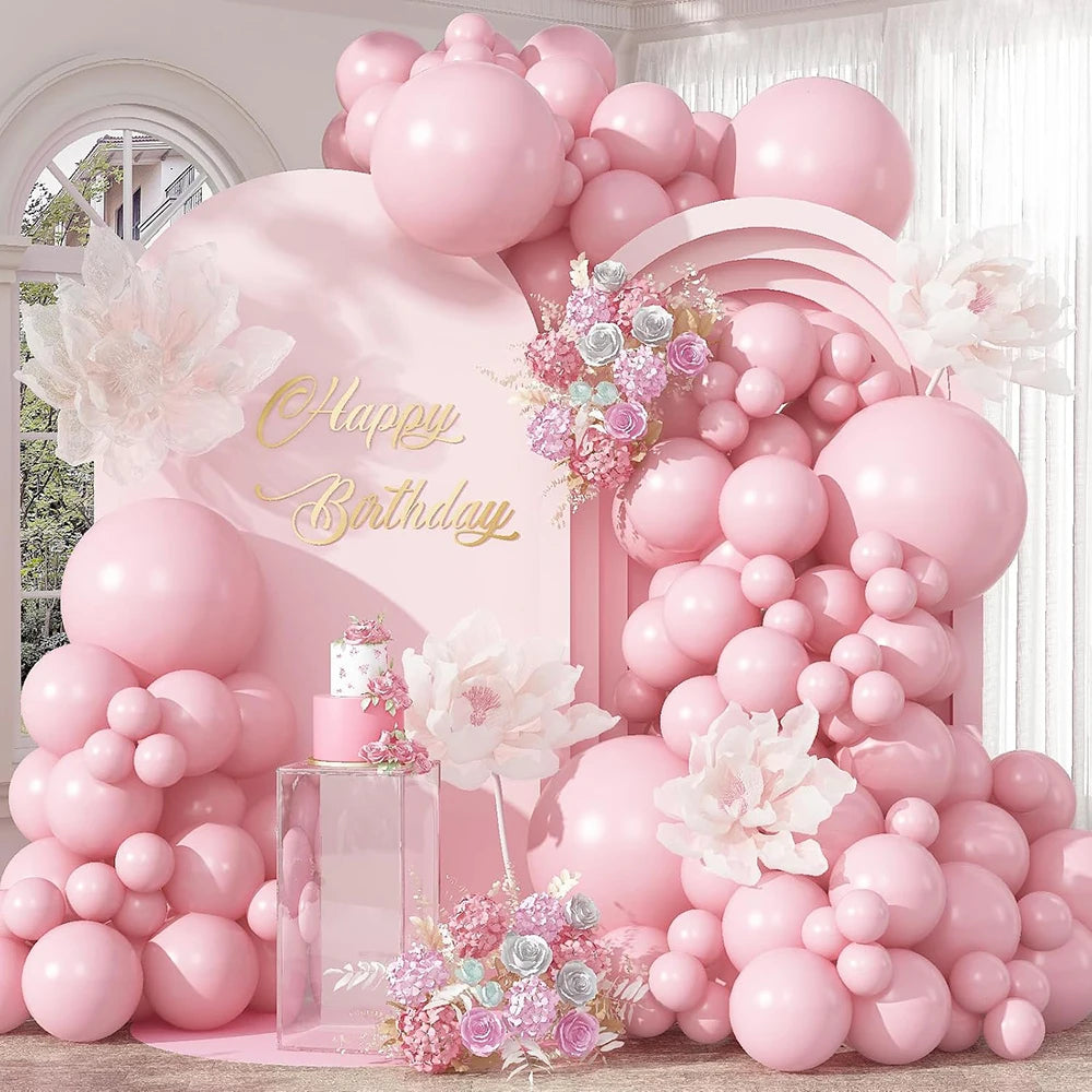 20Pcs 5/10/12inch Pastel Pink Balloons White Sand Blue Balloon Baby Shower Birthday Party Wedding Graduation Decorations Globos