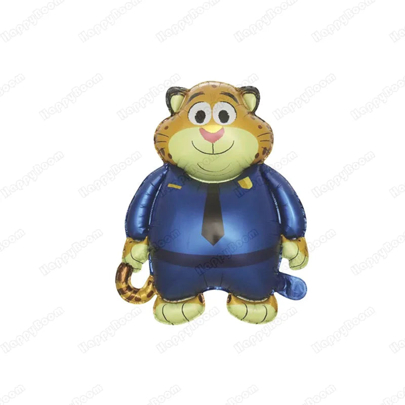 Cartoon Zootopia Balloons Birthday Party Theme Decoration Ballons Baby Shower Boys and Girls Birthday Party Decoration Supplies