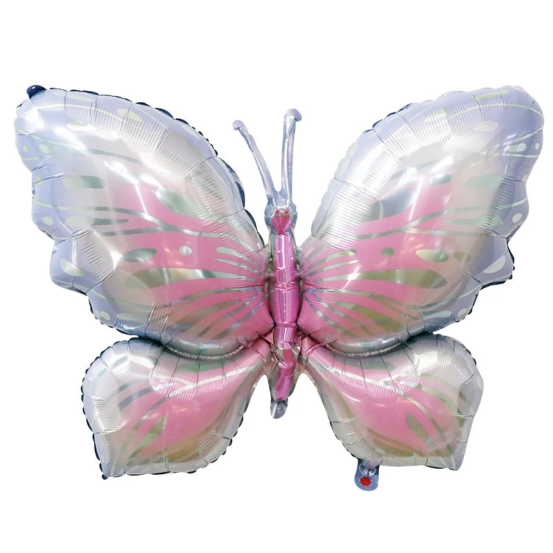 Large Butterfly Aluminum Foil Balloons Butterfly Helium Air Globos Birthday Party Decorations Baby Shower Kids Toy Photo Props