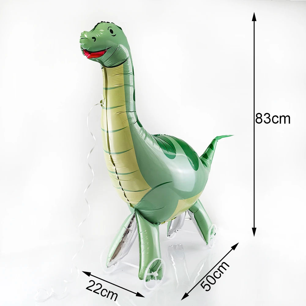 Walking Inflatable Lion Giraffe Balloons Panda Elephant Tiger Safari Animal Balloon Kids Jungle Animal Baby Shower Decorations
