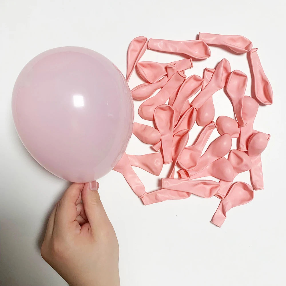 20Pcs 5/10/12inch Pastel Pink Balloons White Sand Blue Balloon Baby Shower Birthday Party Wedding Graduation Decorations Globos