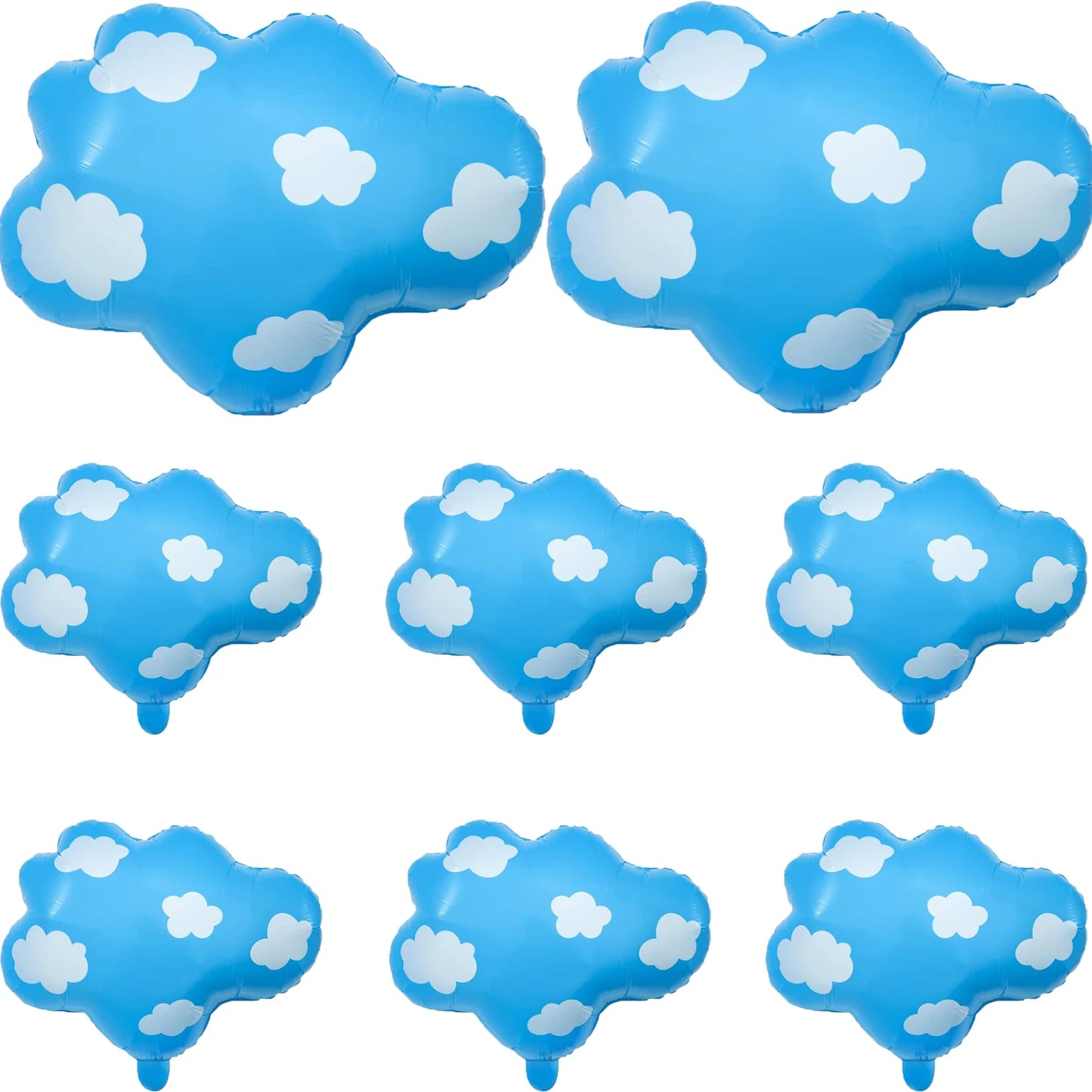Blue Cloud Balloons Sky Balloons  Toy Cartoon Story Balloons for Baby Shower Boys Girls Birthday Party Supplies