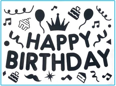 Transparent balloons stickers for birthday party decoration,large 21x29cm,36inch bubble balloons, balloons