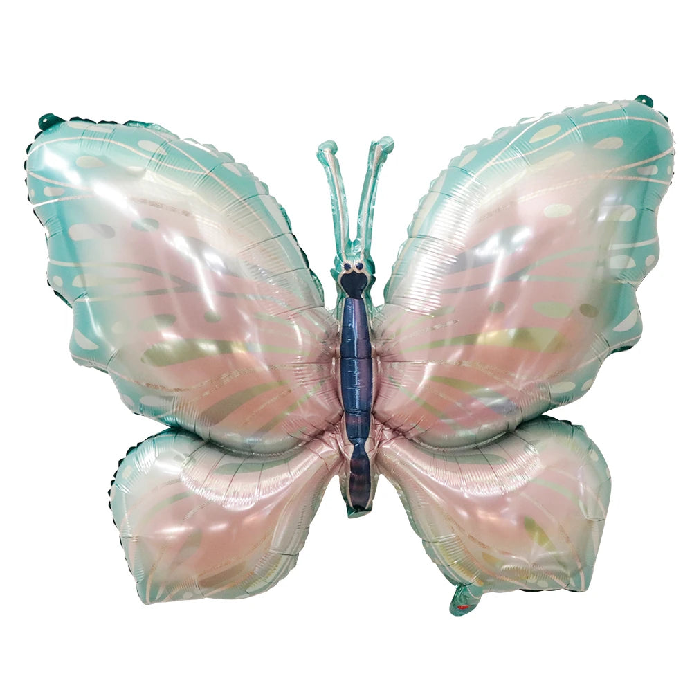 Large Butterfly Aluminum Foil Balloons Butterfly Helium Air Globos Birthday Party Decorations Baby Shower Kids Toy Photo Props