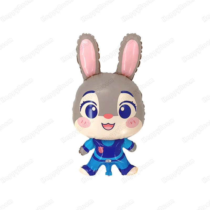Cartoon Zootopia Balloons Birthday Party Theme Decoration Ballons Baby Shower Boys and Girls Birthday Party Decoration Supplies