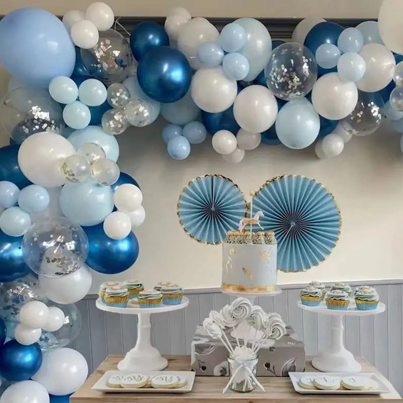 Latex Balloon Birthday Kids Balloon 1st One Year Birthday Party Decor Baby Shower Christening Ballon Wedding Event Baloon Globos