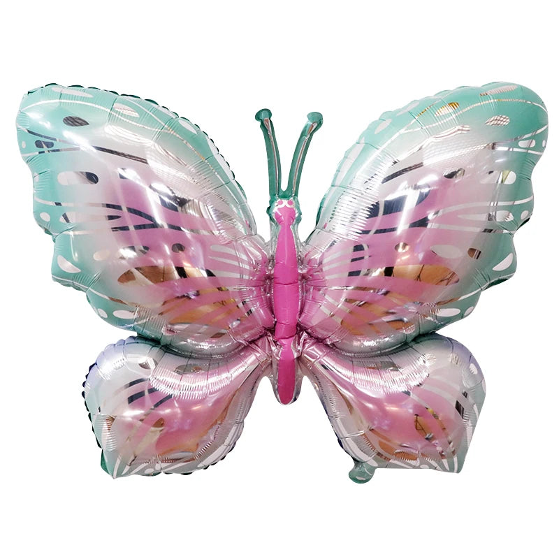 Large Butterfly Aluminum Foil Balloons Butterfly Helium Air Globos Birthday Party Decorations Baby Shower Kids Toy Photo Props
