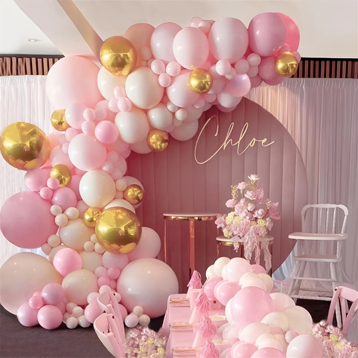 Balloon Garland Arch Kit Birthday Party Decoration Girl Birthday Foil Balloon  Baby Shower Decor Globos Wedding Party Supplies