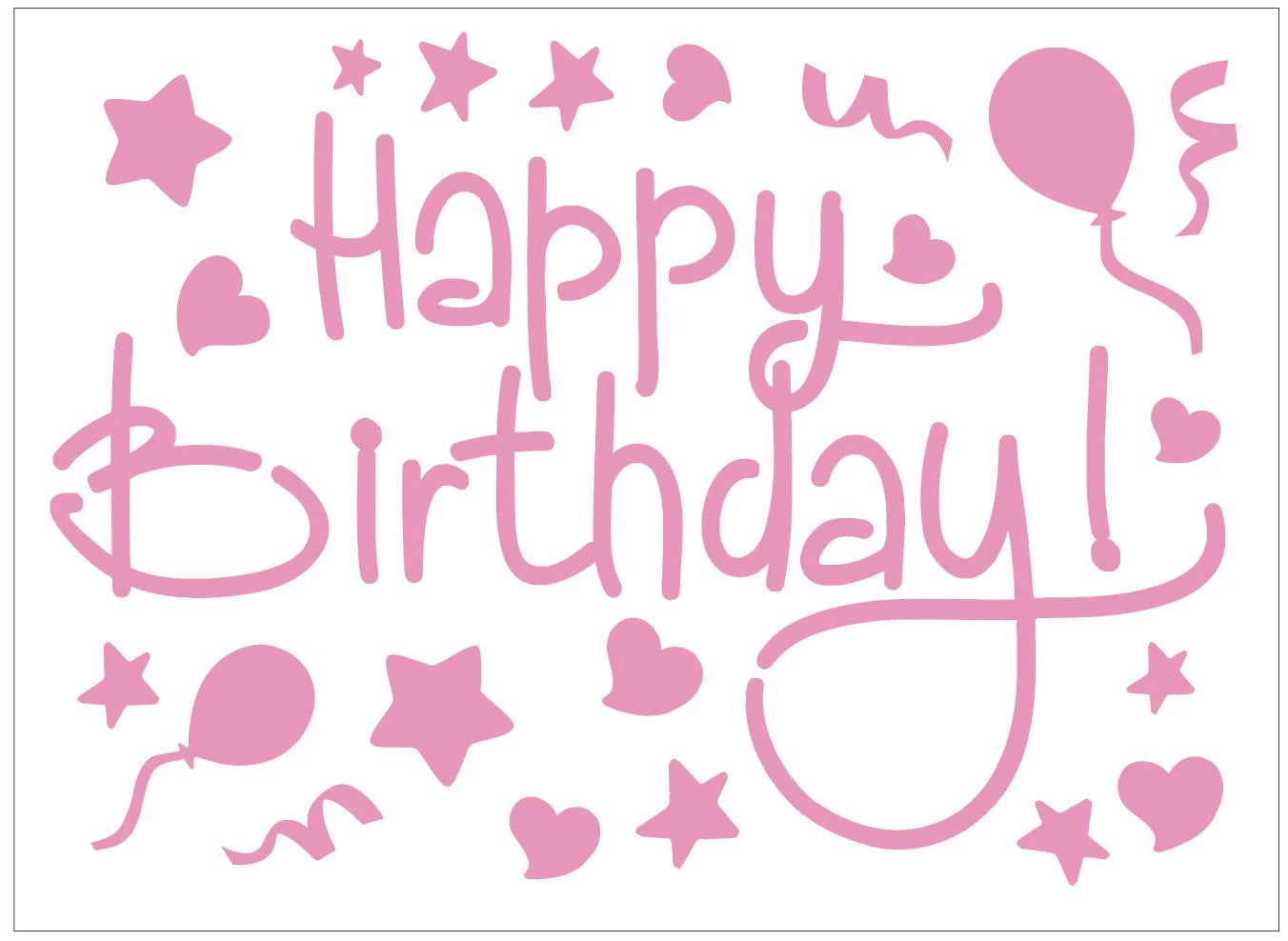 Transparent balloons stickers for birthday party decoration,large 21x29cm,36inch bubble balloons, balloons