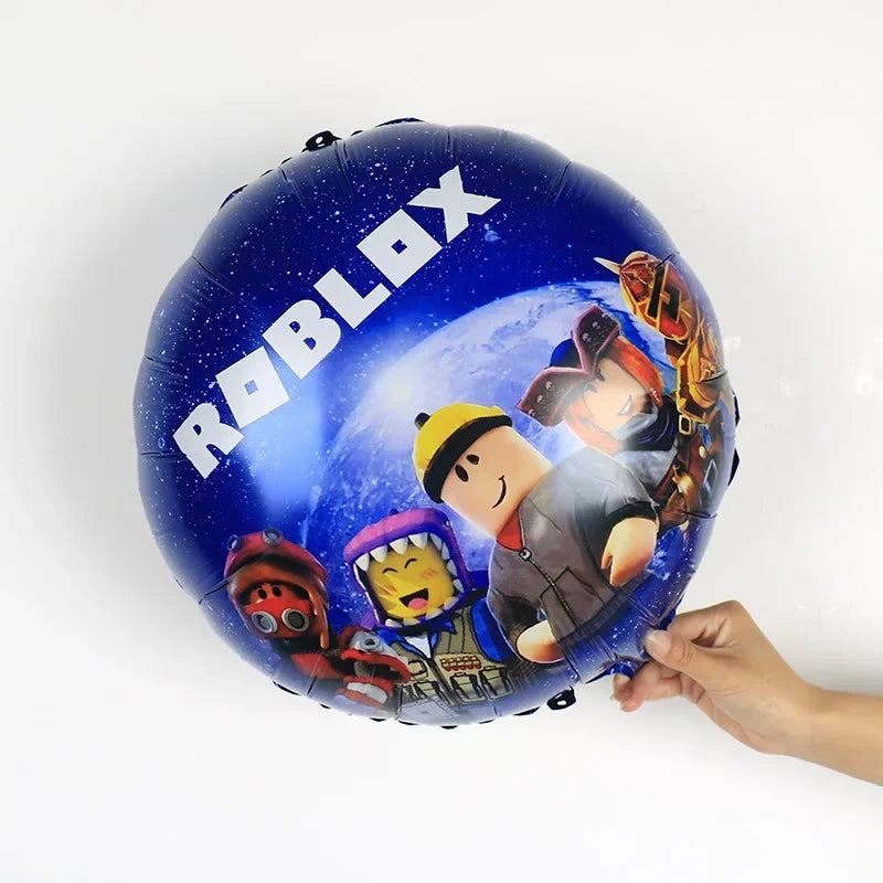 Roblox Game Themed Aluminum Balloons for Kids Birthday Party Decorations Ideal Gifts for Game Lovers Balloon Theme Periphery
