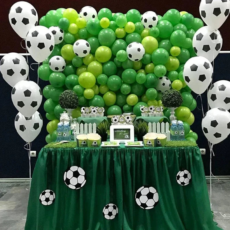 12/20 Pcs 12-Inch Football Balloons - Latex Decor for Birthday Parties, Football Park/Game Events - Sports Theme Balloons for Ea