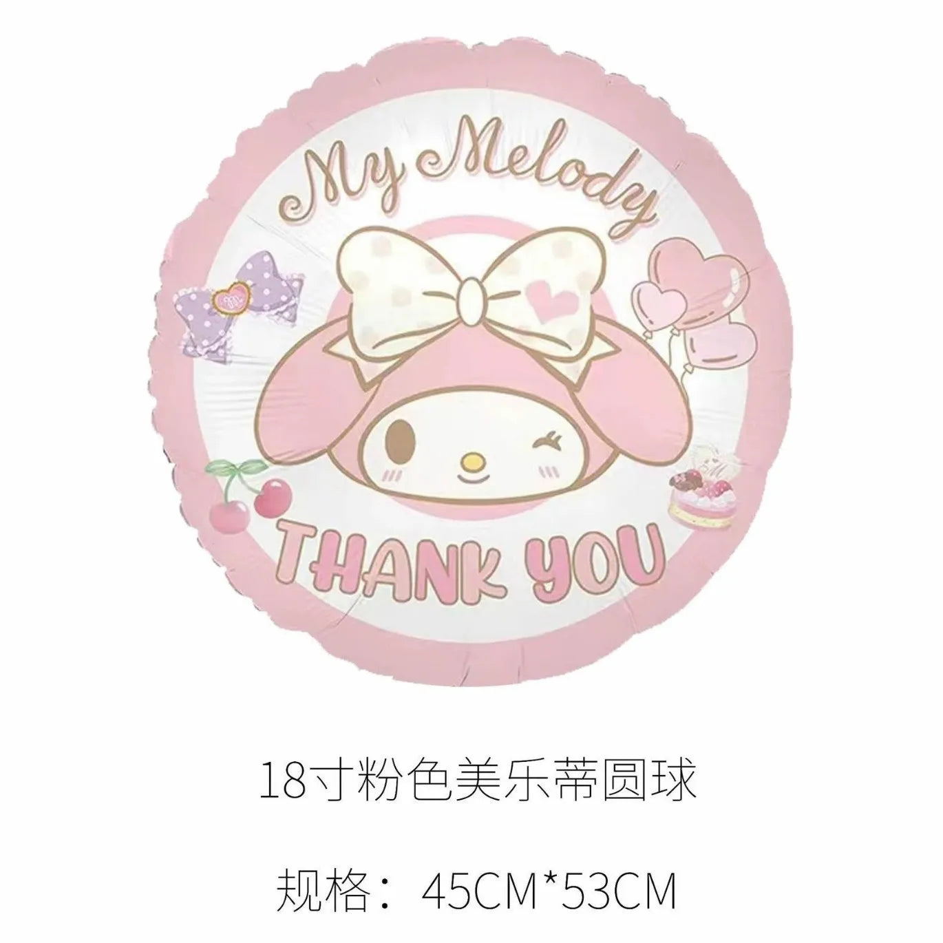 My Melody Digit 1-10 Balloons Anime Airballoon Girls Birthday Party Decoration Baby Shower Gender Reveal Accessories Kids Gift