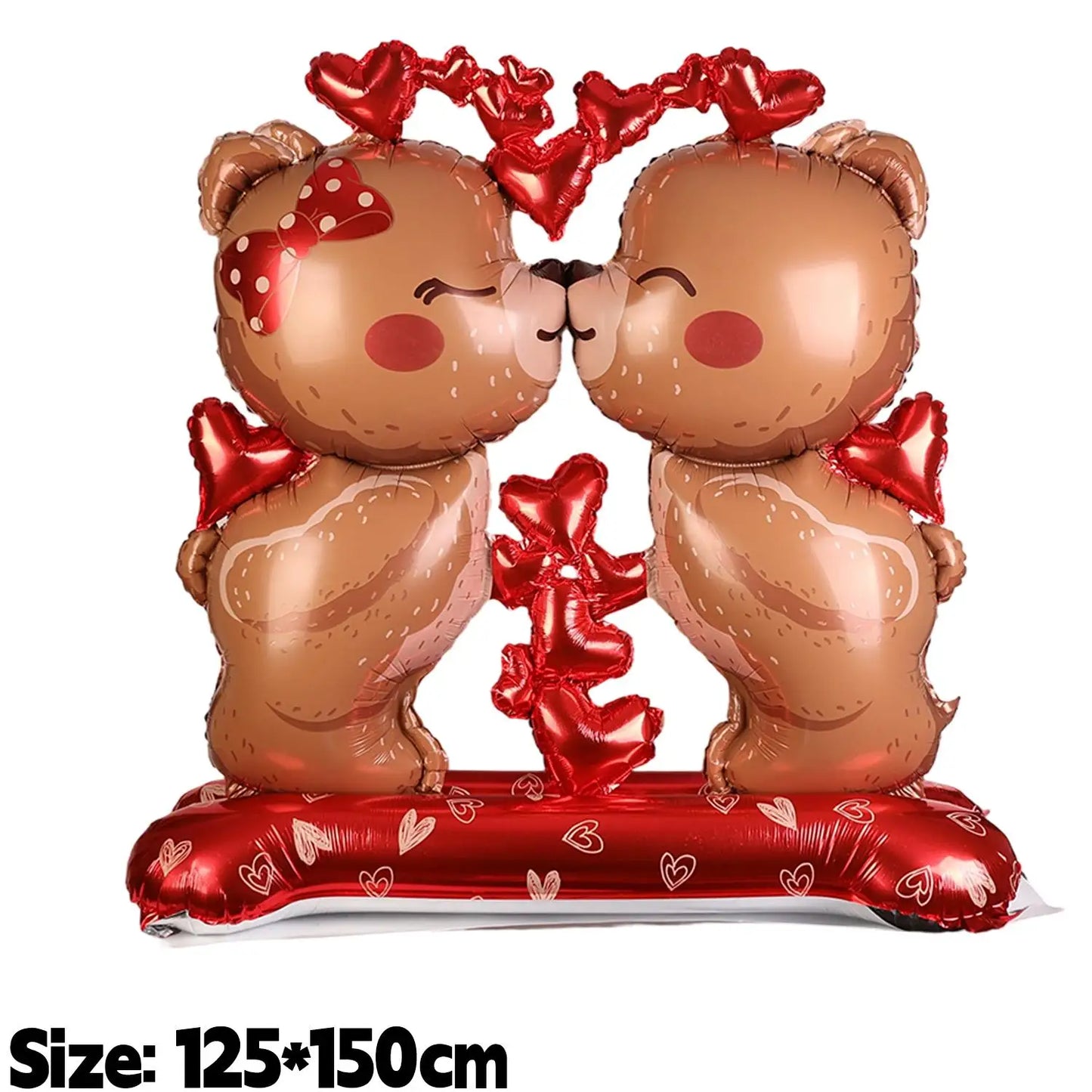 Valentine's Day Love Bear Balloons Love You Aluminum Film Balloons for Valentine's Day Wedding Anniversary Party Decorations