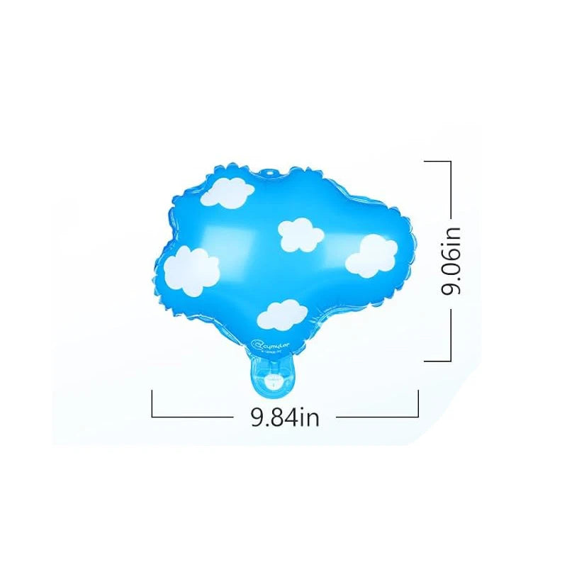 Blue Cloud Balloons Sky Balloons  Toy Cartoon Story Balloons for Baby Shower Boys Girls Birthday Party Supplies