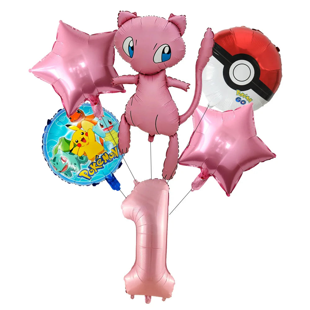 Pokemon theme party decoration balloons Pikachu balloons Fantasy balloons Charizard balloons Birthday balloons Children's shower