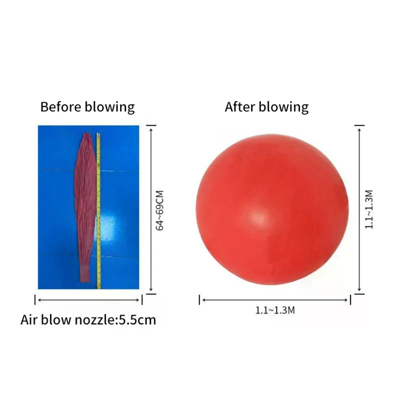 New 72 Inch Huge Balloons Giant Latex Performance Decor Balloon Party Celebration Festival Decorations Christmas Wedding Decor