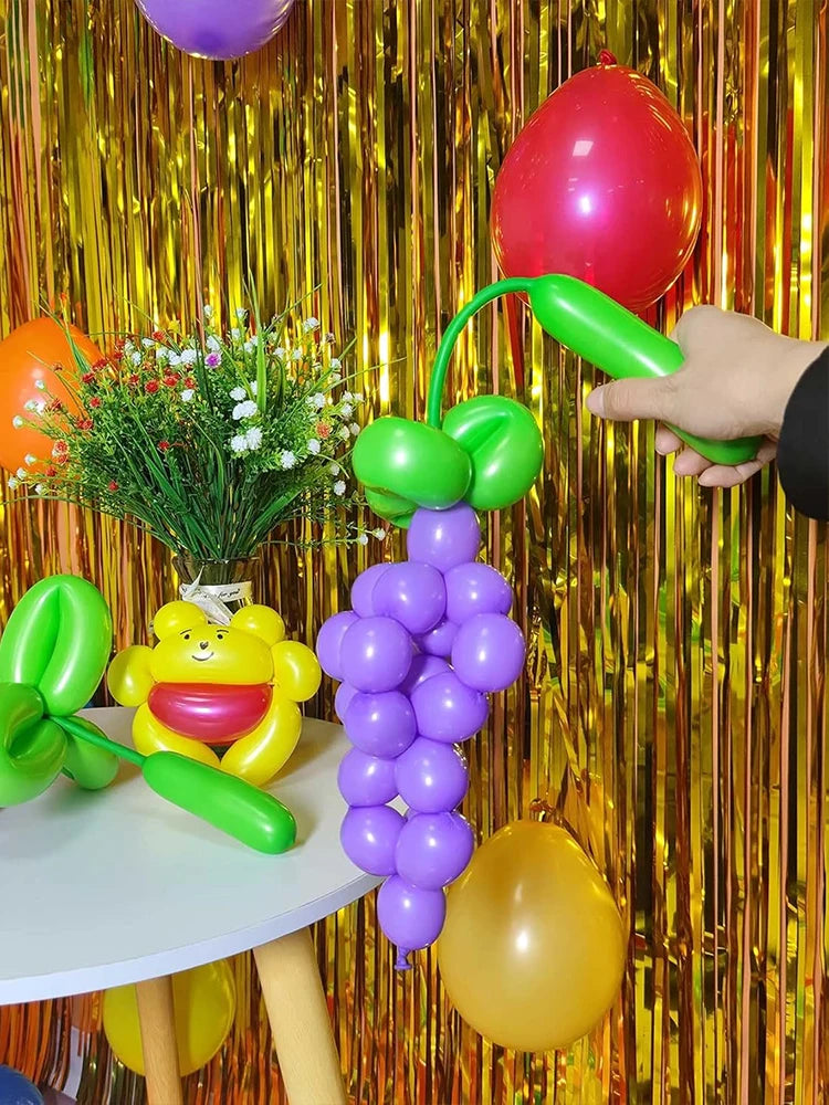 50~200pcs Magic Thickened Long Strip Balloon Twist Latex Balloons Shape Wedding Children Day Birthday Party Decorations TMZ