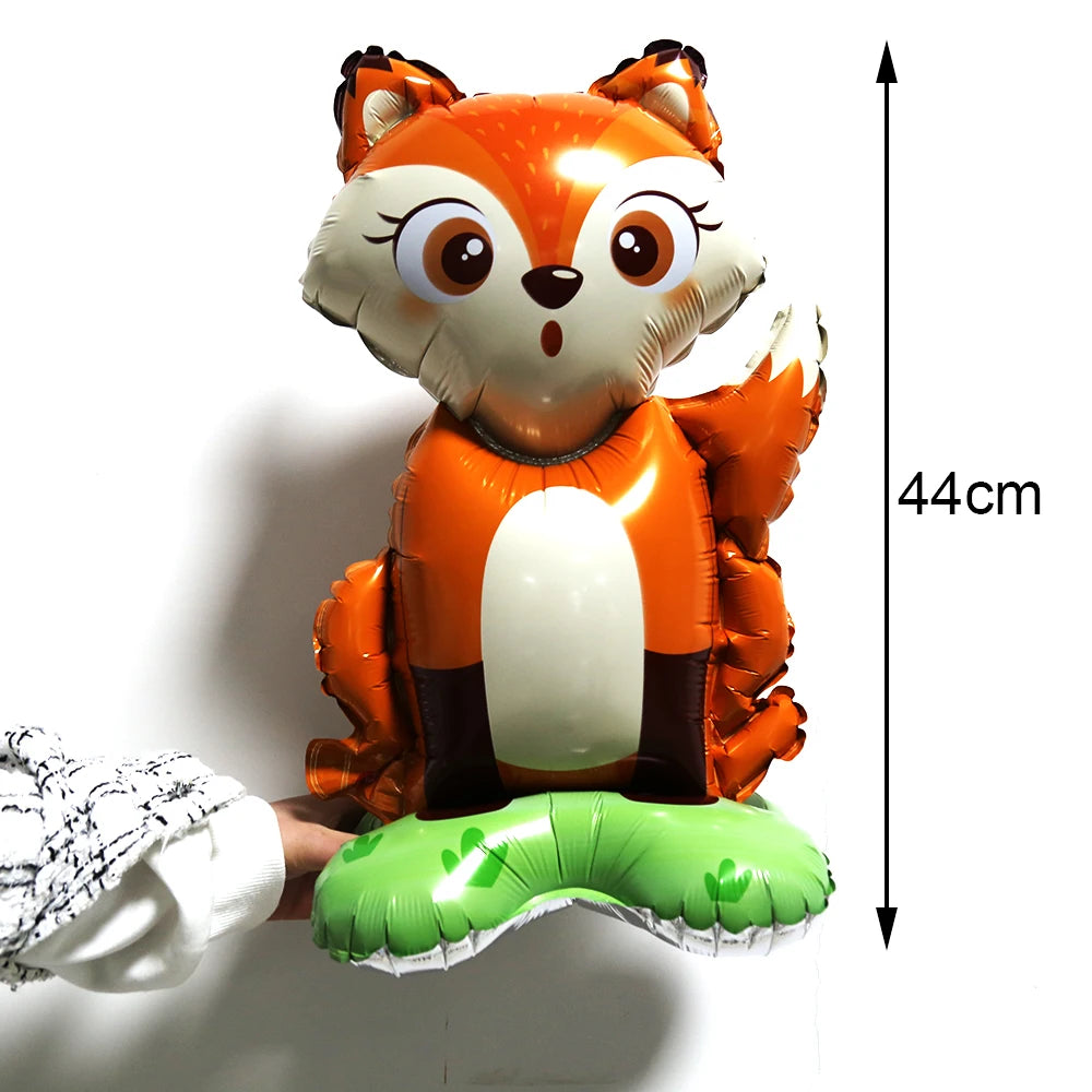 Walking Inflatable Lion Giraffe Balloons Panda Elephant Tiger Safari Animal Balloon Kids Jungle Animal Baby Shower Decorations