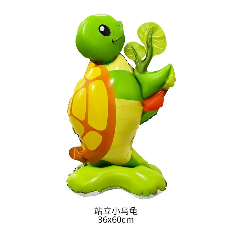 Walking Inflatable Lion Giraffe Balloons Panda Elephant Tiger Safari Animal Balloon Kids Jungle Animal Baby Shower Decorations