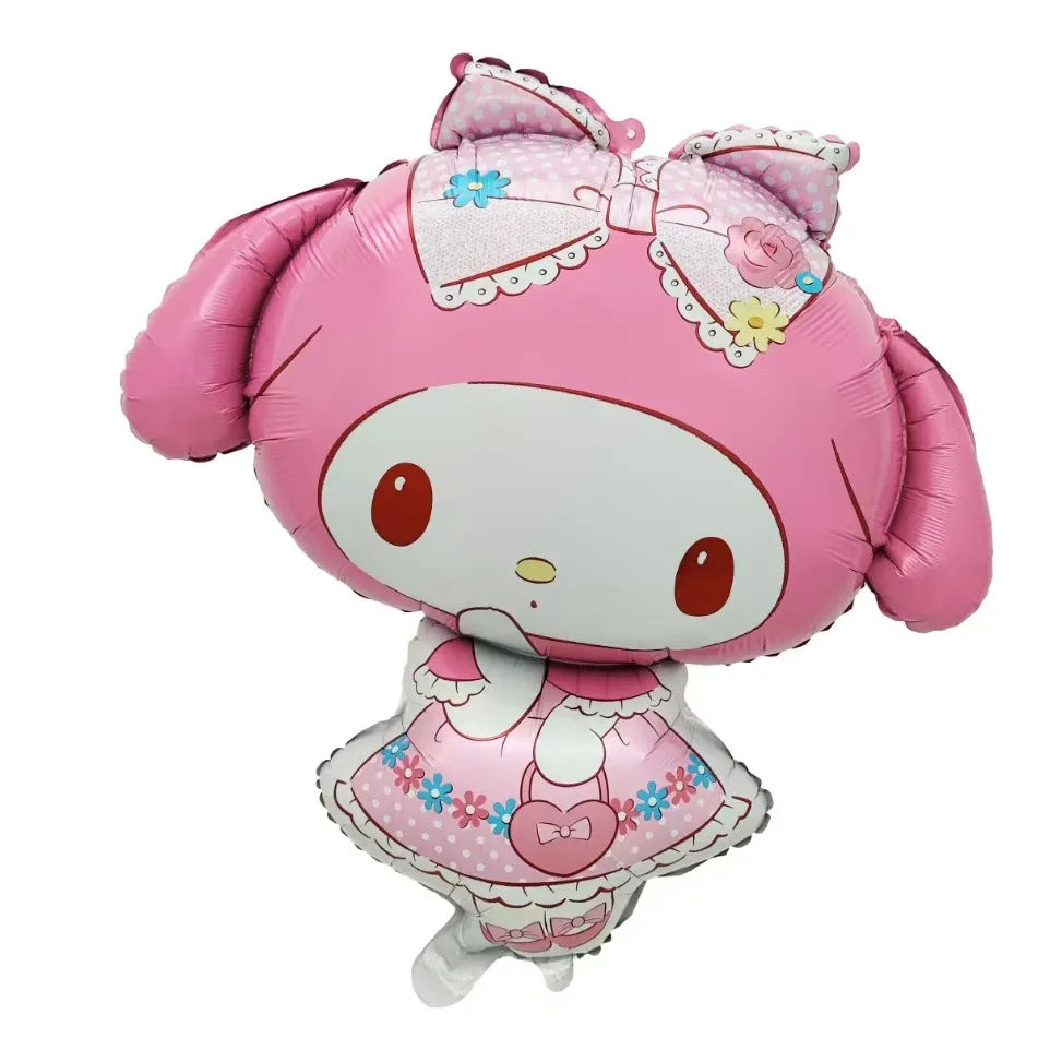 My Melody Digit 1-10 Balloons Anime Airballoon Girls Birthday Party Decoration Baby Shower Gender Reveal Accessories Kids Gift
