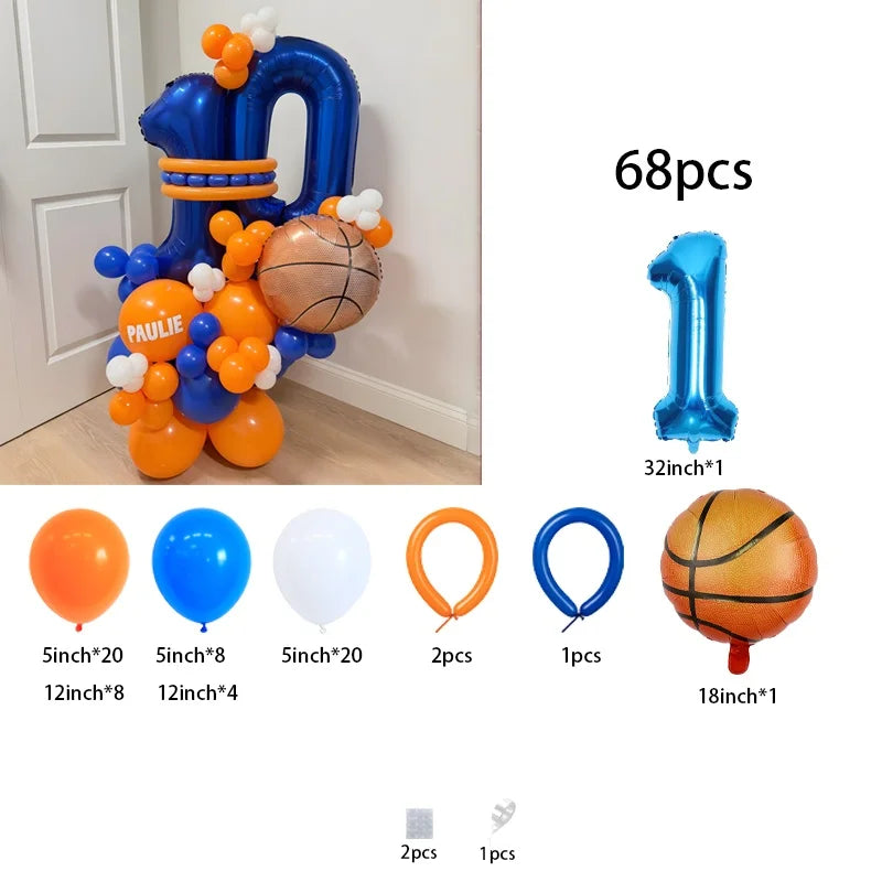 18-Inch Basketball Balloons – Basketball-Themed Kids Sports Party Décor & Birthday Gift for Boys and Girls, All Kinds of Parties