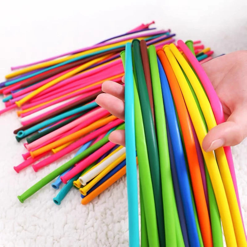 50~200pcs Magic Thickened Long Strip Balloon Twist Latex Balloons Shape Wedding Children Day Birthday Party Decorations TMZ
