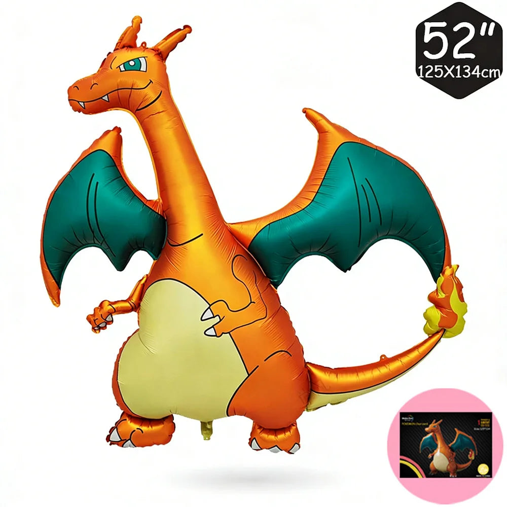 Pokemon theme party decoration balloons Pikachu balloons Fantasy balloons Charizard balloons Birthday balloons Children's shower