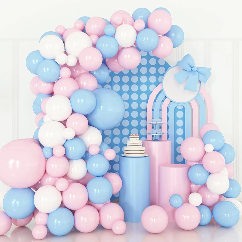 20Pcs 5/10/12inch Pastel Pink Balloons White Sand Blue Balloon Baby Shower Birthday Party Wedding Graduation Decorations Globos