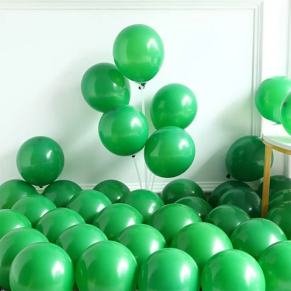 117 Pieces of Green, Purple, and Black Balloons, Metallic Purple Balloons for Party Decorations, Birthdays, Bridal Showers