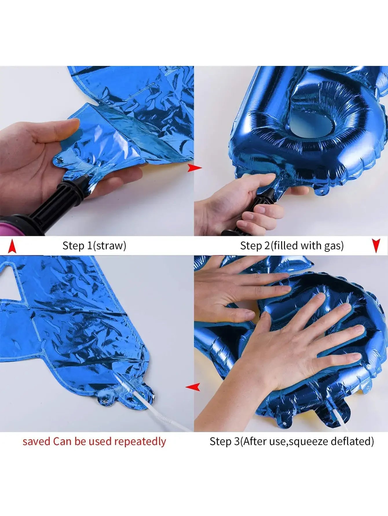 16 Inch Happy Birthday Balloons Pink Blue Aluminium Foil Balloon Birthday Party Decoration Suppries Home DIY Accessories Prop