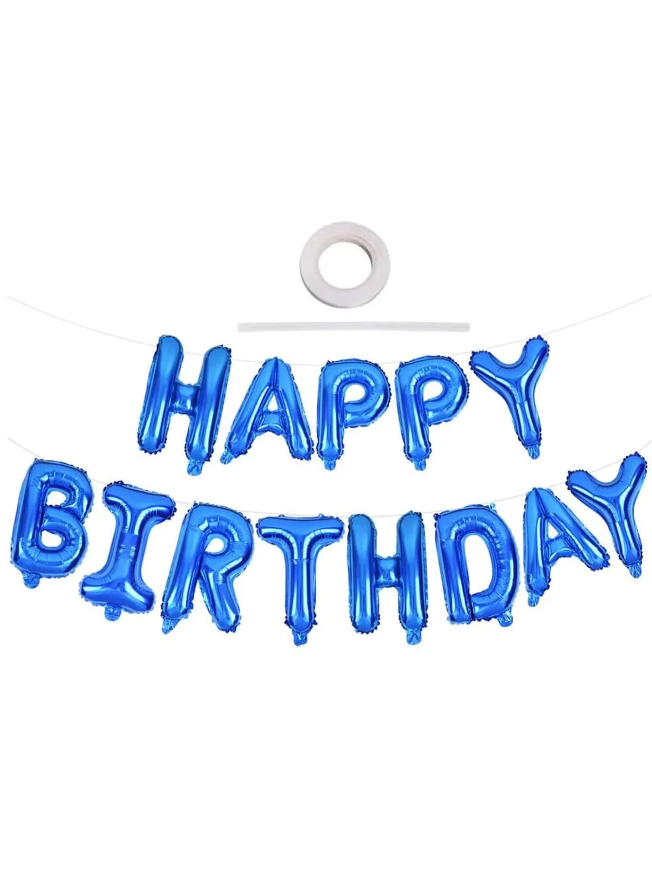 16 Inch Happy Birthday Balloons Pink Blue Aluminium Foil Balloon Birthday Party Decoration Suppries Home DIY Accessories Prop