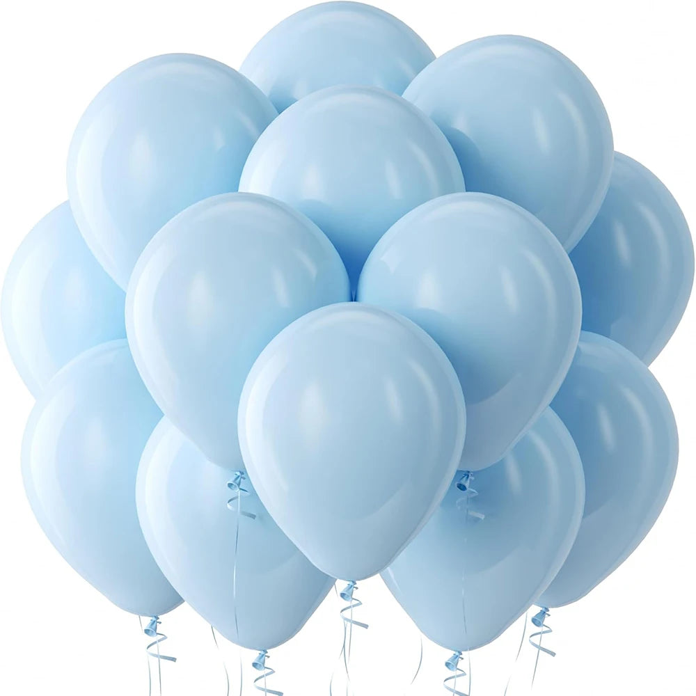 20Pcs 5/10/12inch Pastel Pink Balloons White Sand Blue Balloon Baby Shower Birthday Party Wedding Graduation Decorations Globos