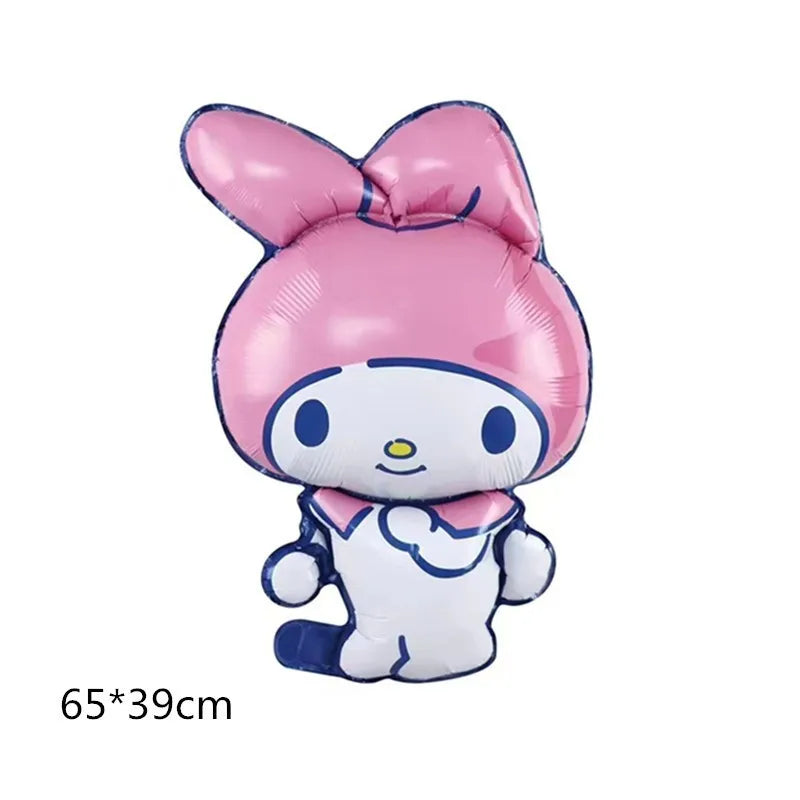 My Melody Digit 1-10 Balloons Anime Airballoon Girls Birthday Party Decoration Baby Shower Gender Reveal Accessories Kids Gift